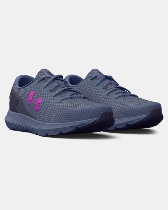 Women's UA Charged Rogue 3 Running Shoes in Purple image number 3